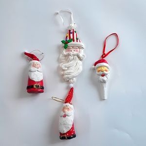 Santa ornaments